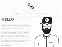 Tablet Screenshot of bumpgalletta.com